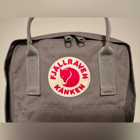 Fjallraven Mini Kanken backpack in Fog - Picture 5 of 8